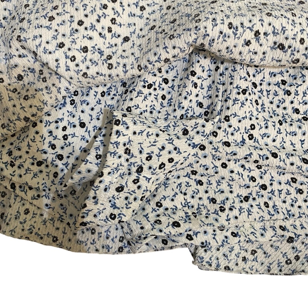 Zara Kids Ditzy Floral Ruffle Skort Size 10 Skirt Shorts Boho Cottagecore White - Picture 3 of 4